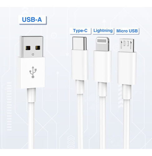 Cable De Carga Mltiple, Paquete De 2 Cables De Carga Mltiple 1