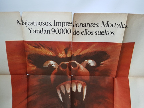 Antiguo Afiche Cine 1986 A La Sombra D Kilimanjaro Mag 57291 1