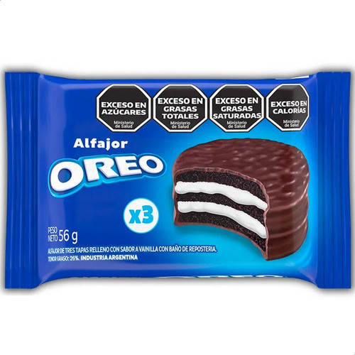 Alfajor Oreo Triple Chocolate Mejor Precio - Pack X10 Unid 1
