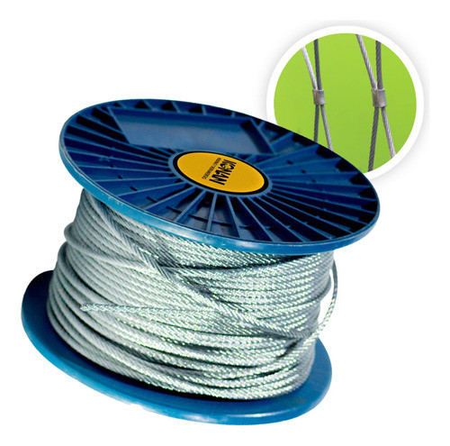 Cable De Acero Galvanizado 1x19 1,2mm 200 Mts Konan 0