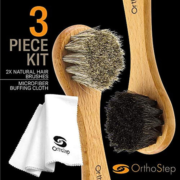Kit De 3 Piezas Para Lustrar Zapatos - Juego De Cepillo Para 1 Kit De 3 Piezas Para Lustrar Zapatos - Juego De Cepillo Para 1