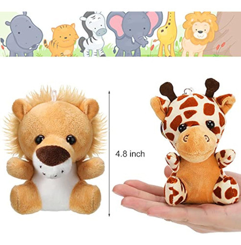 12 Piezas De Peluche De Animales Del Bosque, 1