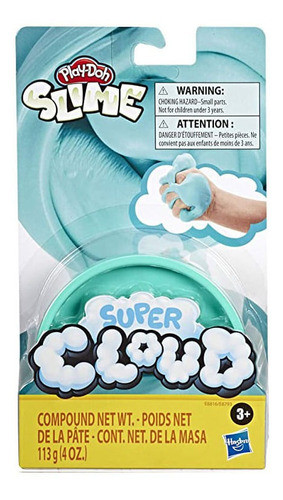 Masa Play Doh Super Cloud Esponjoso Turquesa 1