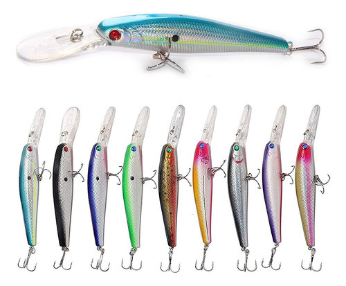 Señuelos De Pesca Dura Bait Minnow Señuelos Bass Crankbait S 0