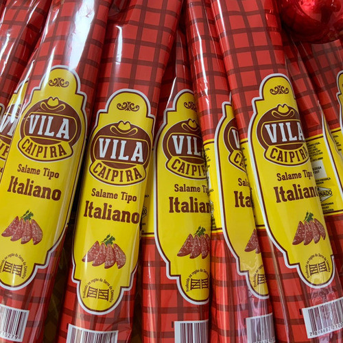 Salame Italiano Vila Caipira  Região Da Canastra. Kit C/ 5 1