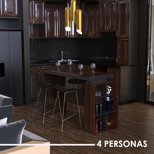 Barra Desayunador Minimalista Juligon 150 0