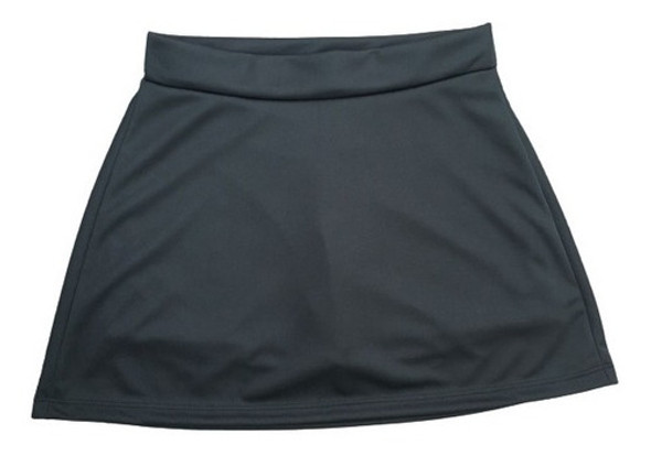 Short Saia Helanca Liso Infantil Escolar 1