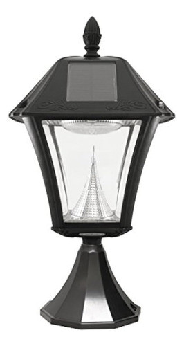 Gama Sonic Gs-105fpw-bw Baytown Solo Con Lámpara De Ajuste, 1