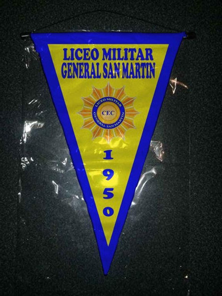 Banderin Rugby 37cm Liceo Militar General San Martin 0