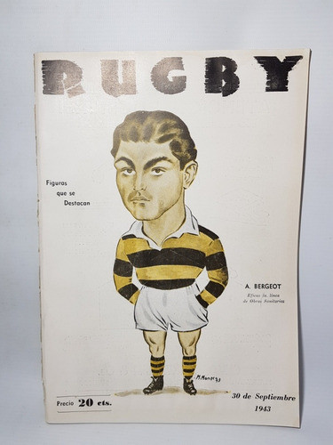 Antigua Rugby Gimnasia Y Esgrima Stella Rev N° 22 Mag 57044 0