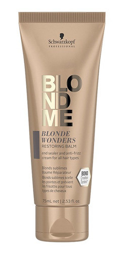 Schwarzkopf Bálsamo Restaurador Wonders Blondes Blondme 75ml 0