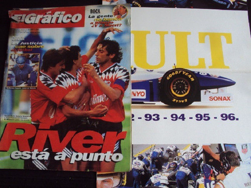 Revista El Grafico # 4019 - Tapa River ( Francescoli ) 1