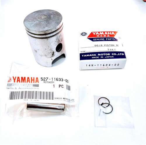 Kit De Piston Medida 0.25 Mm Yamaha V80 Original 0