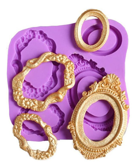Frame Sugarcraft Oval Mirror Frames Herramientas Para Hornea 1