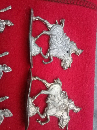 Lote 14 Soldaditos De Plomo Semiplanos 1