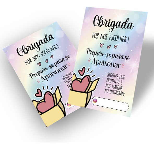 50un Panfletos De Agradecimento Ao Cliente Pela Compra 0