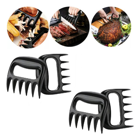 4 Garfos Desfiador Garra De Urso Para Churrasco Profissional 0