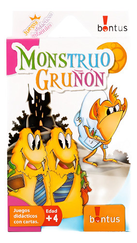 Monstruo Gruñon - Didáctico - Juego De Cartas - Bontus 0
