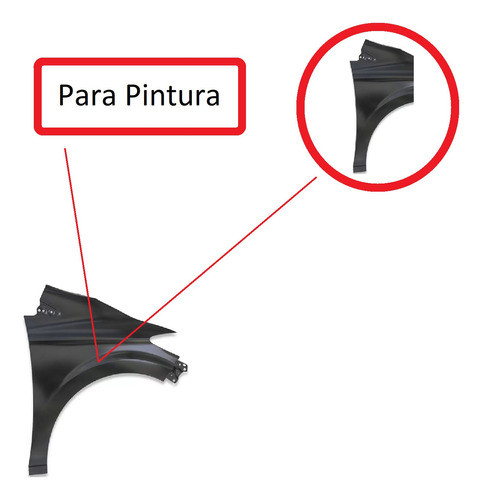 Paralama Onix 2013 2014 2015 2016 2017 2018 1