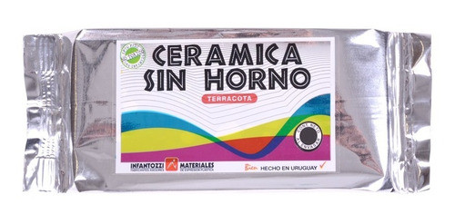 Cerámica Sin Horno Infantozzi 500 Grs Terracota - Mosca 0