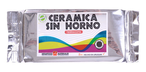 Cerámica Sin Horno Infantozzi 500 Grs Terracota - Mosca 1