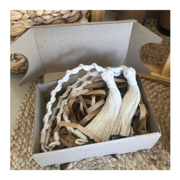 Sujetadores Borla Agarra Cortina Macramé Home Deco 0