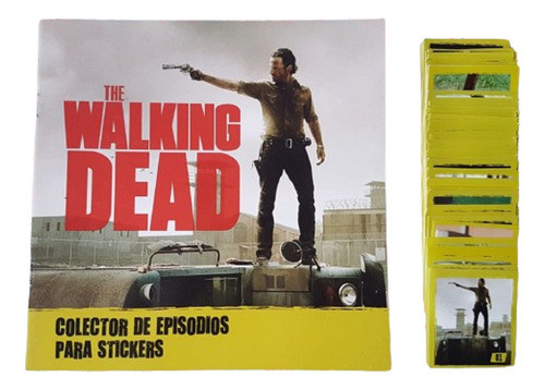 Álbum The Walking Dead Vacío + 111 Figuritas. Solo Faltan 9 0