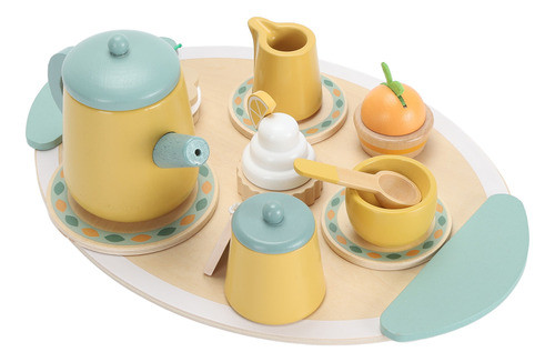 Conjunto De Chá Infantil De Madeira Para Meninas Enhance Soc 0