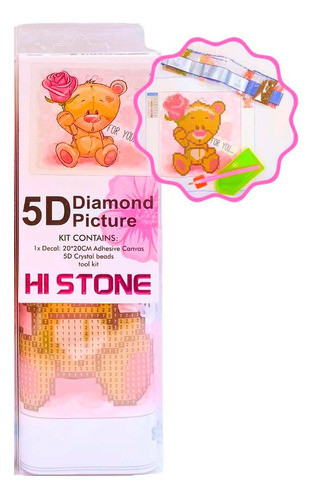 Kit Artistico Diamond Painting Pintura De Diamante Ositos 0