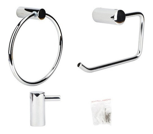 Kit Set De Accesorios Marve Baño 3 Piezas Metal Inoxidable 0