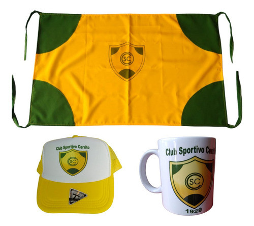 Sportivo Cerrito, Kit De Hincha, Para Niño Y Para Adulto 0