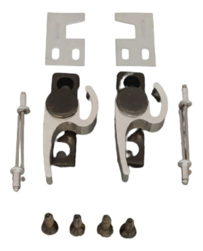 Fecho Lateral 2051 D/e Brilho Janela Vitro Porta L-16/20 Par 1