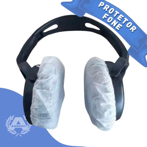 Protetor Descartável Para Fone De Ouvido 10 Cm  100 Pares 0