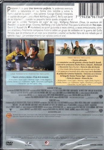Una Tormenta Perfecta / Tres Reyes (2 Dvd) - Orig Cerr Mcbmi 1