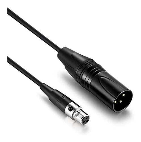 Ebxya Mini Xlr Hembra A Xlr Macho Cable De 5 Pies, Cables Mi 0