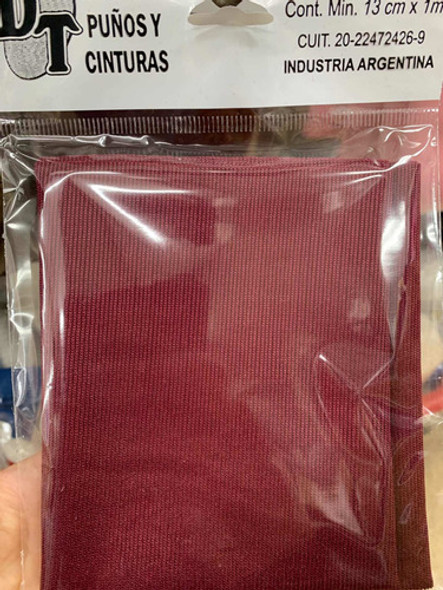 Rib De Poliéster Para Puño Y Cintura X 1 Unidad 1