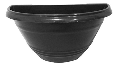 Kit 20 Vaso De Parede Preto 1litro Meia Lua Promoção Atacado 0