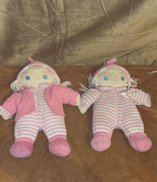 Muñeca De Trapo Antigua 2 Muñecas Iguales Antiguas Juguete 0