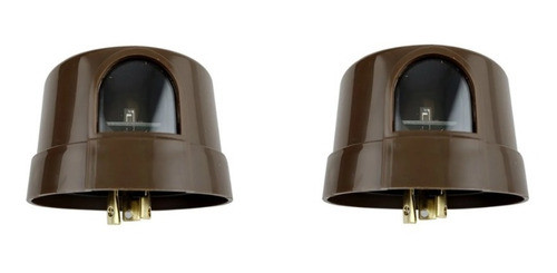 Pack 2 Fotocelulas Fotocontrol 220v Luces Led Con Zocalos 1