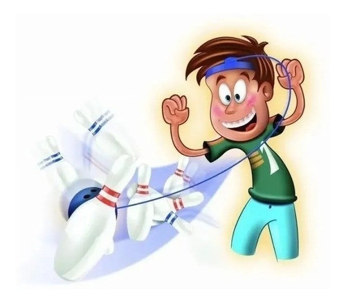 Juego Infantil Bowling Head  Derribalos Con La Cabeza 2055 1