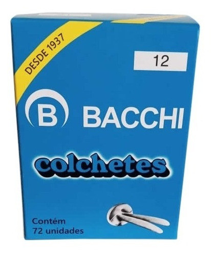 Colchetes Aço Nº12 Para Até 270 Folhas Caixa Com 360 Unidade 1