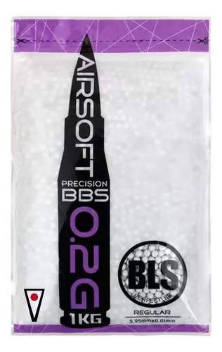 Balines 6mm Airsoft Bbs 0.20g Bls Precision White 1 Kg 0