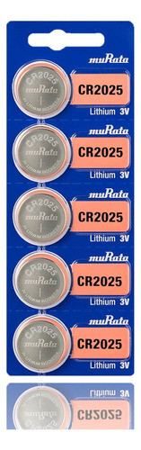 5 Pilas Boton Cr2025 Sony Murata 2025 Litio Distribuidora 0