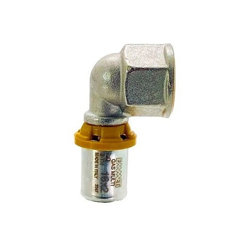 Cotovelo Fêmea Para Gás 16mm X 1/2 Polegada Prensar Pex 1