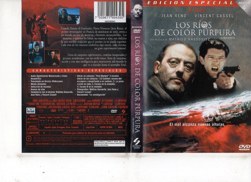 Los Ríos De Color Púrpura (2000) - Dvd Original - Mcbmi 0