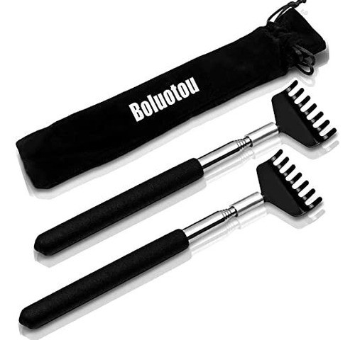 Rascador De Espalda Extensibles De Acero Inoxidable Pack X2 0
