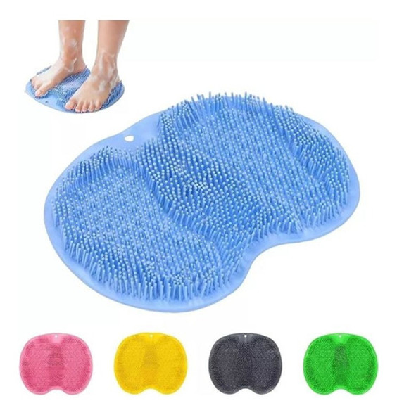 Alfombra Con Ventosa Cepillo De Limpieza Para Espalda Y Pies 0