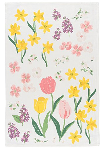 Ahora Designs Bakers Floursacks Conjunto De Tres Flores Del 1