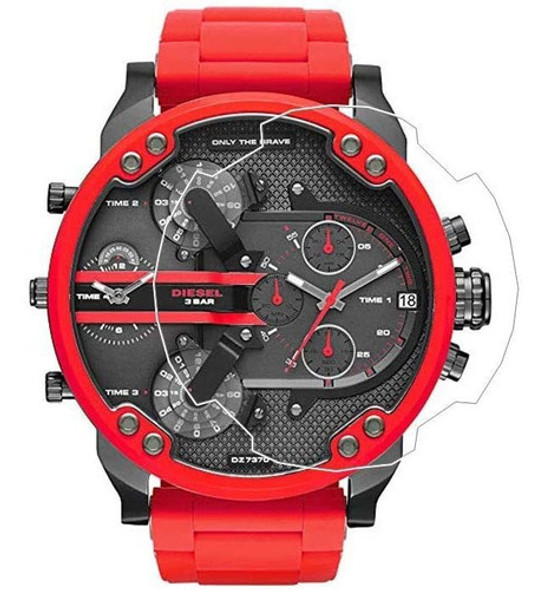 Protector De Pantalla Para Reloj Diesel Dz7370 (3 Uni) 0