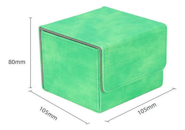 Caixa De Baralho Para Cartões De Grade Verde Claro 1